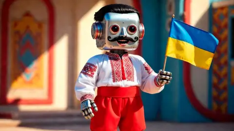 Украинская ИИ-модель. Иллюстративное изображение сгенерировано с помощью ИИ Grok.