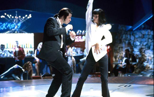 A frame from the film 