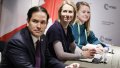 Rubio (left) and Kallas (center) at the Munich Security Conference in February. Photo: Ronald Wittek/Pool.