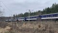 Train stopped due to missile attack. Photo: Mykola Yashchuk/Ukrainian News