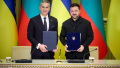 Volodymyr Zelenskyy and Bulgarian Prime Minister Andrey Gyurov. Photo: the President's Office.