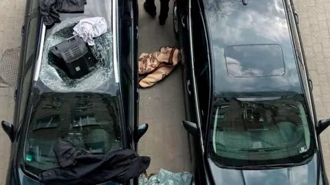 Телевизор на крыше авто. Фото: facebook/igor.zinkevych