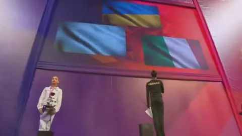 Церемония награждения. Фото: скриншот видео