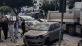 Parts of an Iranian cluster missile landed near the Ukrainian Embassy in Israel. Photo: x.com Andrii Sybiha