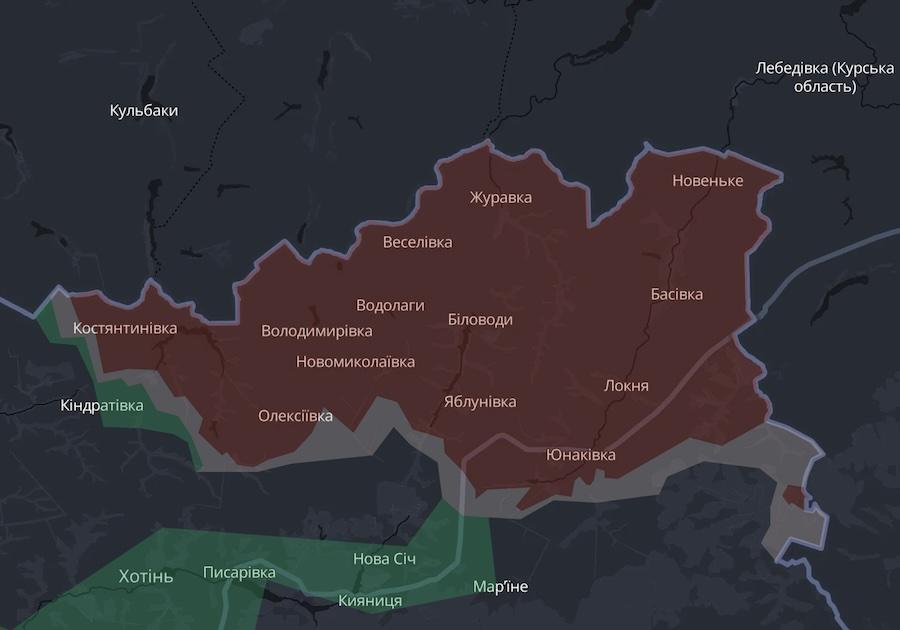 Фото: скриншот карты DeepState.