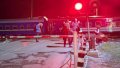 An accident with a train in the Kharkiv Region. Photo: National Police