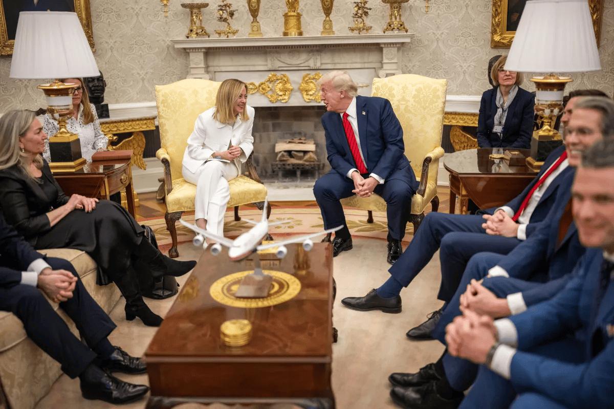 Maloney and Trump in the Oval Office. Photo: The White House