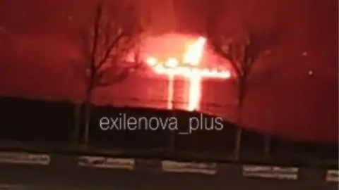 Последствия атаки. Скриншрт видео