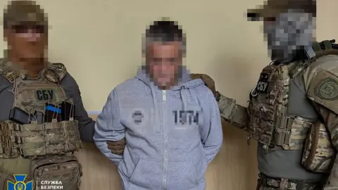 Задержание корректировщика ФСБ. Фото: Служба безопасности