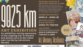 The Ukrainian National Museum in Chicago is opening an art exhibition titled “9,025 km.” Visualization: Ukrainian National Museum.