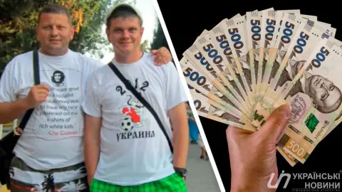 Валерій Залужний з братом. Колаж: Українські Новини