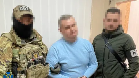 Задержание "двойного" агента россиян. Фото: СБУ