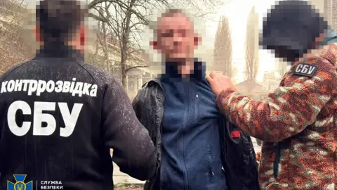 Задержание агента ФСБ. Фото: СБУ