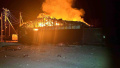 Russians destroyed Nova POshta branch in the Zaporizhzhia Region. Photo: Telegram/Nova Poshta