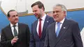 Pakistan Army Commander Asim Munir, US Vice President JD Vance and Pakistani Foreign Minister Ishaq Dar in Islamabad. Photo: The Moscow Times.