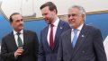 Pakistan Army Commander Asim Munir, US Vice President JD Vance and Pakistani Foreign Minister Ishaq Dar in Islamabad. Photo: The Moscow Times.