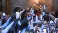 The Holy Fire descended in the Church of the Holy Sepulchre in Jerusalem. Photo: screenshot of the video.