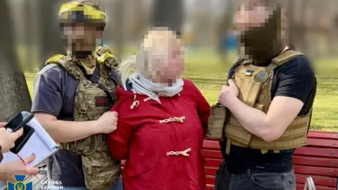 Задержание агента РФ. Фото: Служба безопасности