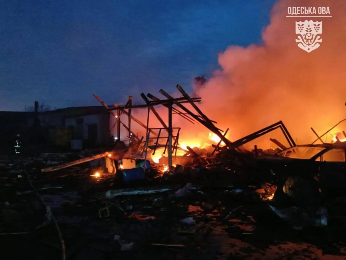Russia strikes at Odesa region. Photo: Telegram/Oleh Kiper/Odesa Regional State Administration