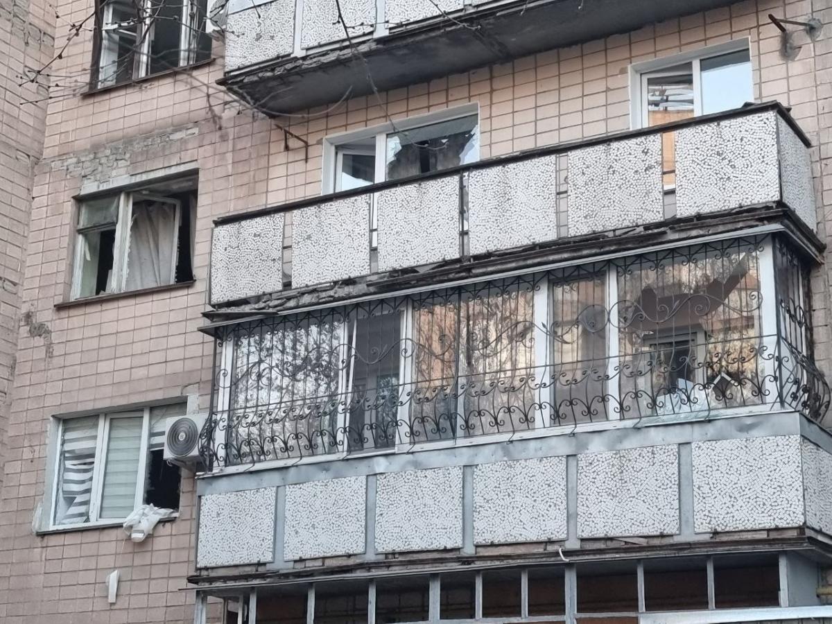 Последствия атаки на Черкасскую область. Фото: tejegram/cherkaskaODA