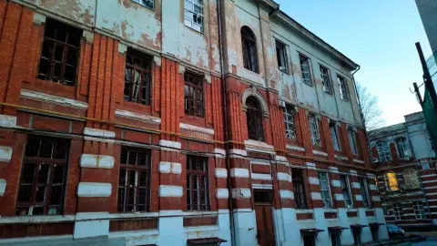 "Днепровская политехника" пострадала в результате российской атаки. Фото: facebook/ntudp