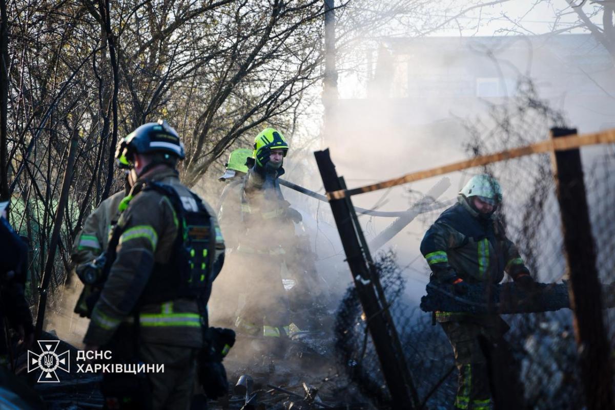 Consequences of the massive Russian attack. Photo: SES