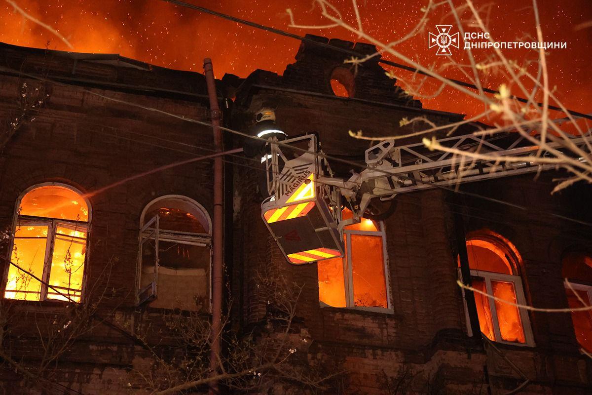 Consequences of the massive Russian attack. Photo: SES
