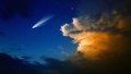 Shooting star. Illustrative photo