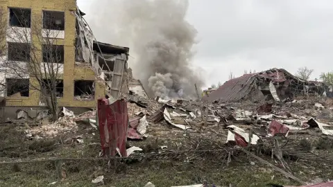 Россияне атаковали ФАБами Славянск. Фото: Facebook/Вадим Лях