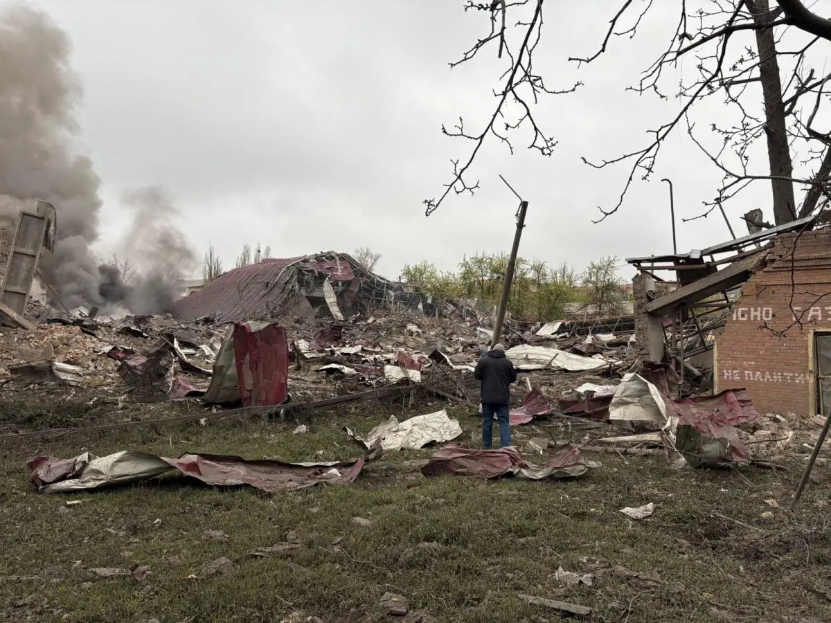 Росіяни атакували ФАБами Слов’янськ. Фото: Facebook/Вадим Лях