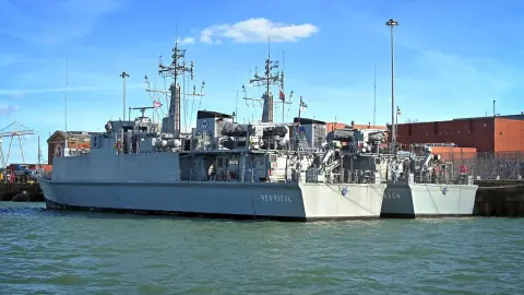 Минные тральщики. Фото: x.com/NavyLookout