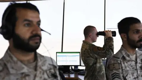 Военнослужащие США и Саудовской Аравии на авиабазе принц Султан (архивное изображение). Фото: DVIDS.