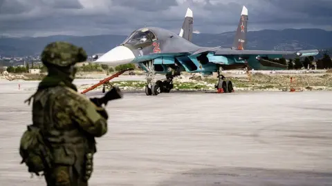 Авиабаза Хмеймим (архивное изображение). Фото: Минобороны РФ.