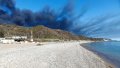 Fire at an oil depot in Tuapse. Photo: Mediazzzona.