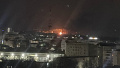 Fire at the refinery after the Ukrainian drone attack. Photo: t.me/exilenova_plus.