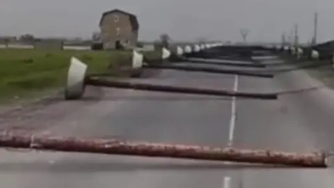 Антидронные конструкции. Фото: скриншот видео