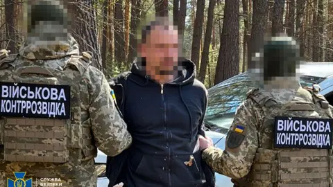 Задержание "крота" ГРУ РФ. Фото: Служба безопасности
