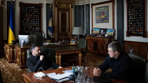 Владимир Зеленский, Михаил Федоров. Фото: ОП