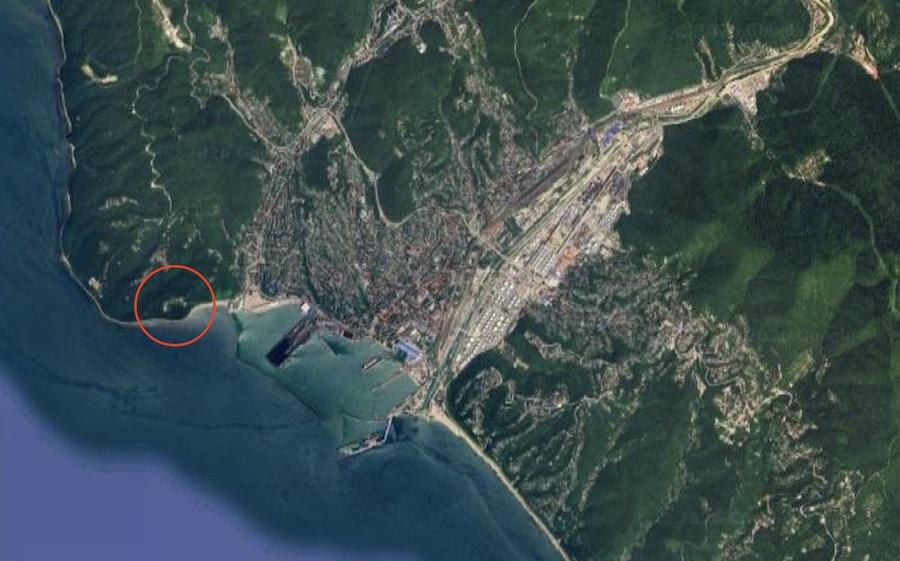 Мис Кадош біля Туапсе. Фото: скріншот мапи сервісу Google Maps.