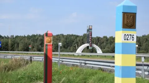 Граница со стороны Беларуси. Фото: ГПСУ