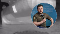 Volodymyr Zelenskyy. Collage by UN