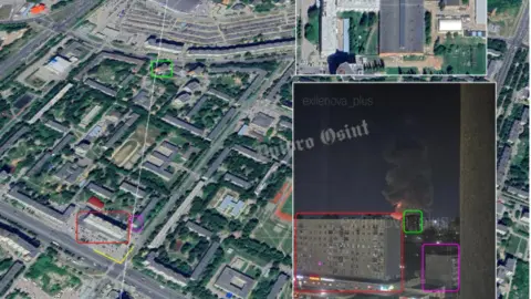 Удар по заводу в Чебоксарах. Фото: Dnipro Osint Гарбуз