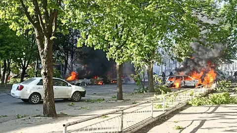 Краматорск после ударов РФ. Фото: телеграм/kramatorsk_news
