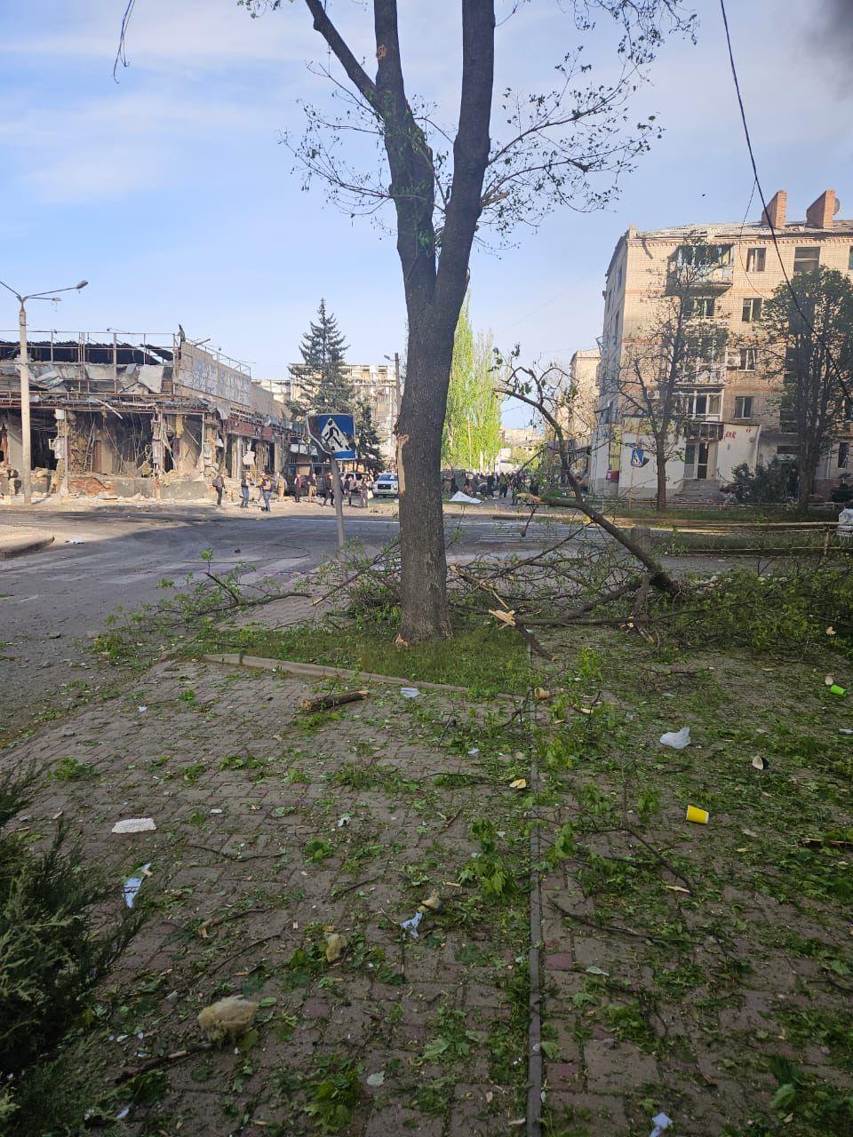 Краматорськ. Наслідки ударів РФ. Фото: facebook/zelenskyy.official