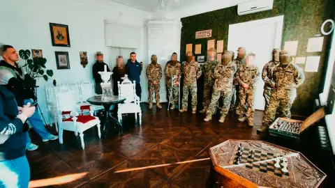 РДК в музее Булгакова в Киеве. Фото: telegram/rvc_army