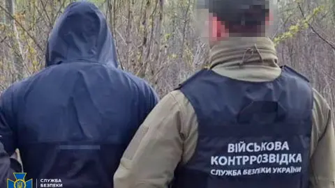 Задержание агента РФ. Фото: Служба безопасности