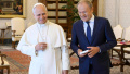 The Pope and Donald Tusk. Photo: C/donald tusk