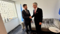 Denys Uliutin and Magnus Brunner. Photo: Ministry of Social Policy