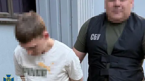 Задержание агента РФ. Фото: Служба безопасности