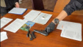 The seized weapon. Photo: screenshot of the video